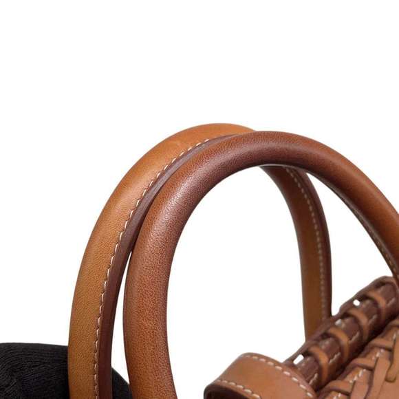 Hermes handbag Bolit Picnic 24 Natural Forb Willow Barenia C stamp - Picture 8 of 14